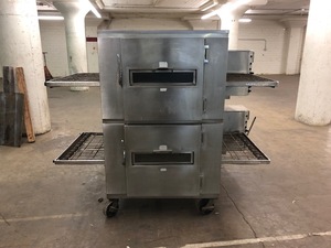 lot 09 image: Stainless Steel Commercial Lincoln Impinger Conveyor Pizza Oven-65 x 40 x 50