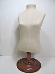 lot 43 image: Adjustable Height Female Torso Mannequin 