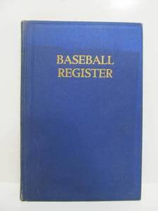 lot 58 image: Original 1940 Spink & Son BASEBALL REGISTER Book