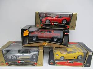 lot 107 image: 3 Diecast Metal High End Sports Cars & Hummer