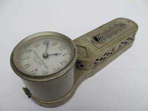 lot 111 image: Very Cool Vintage Deco Architectural Savage Honeywell Heat Regulator wClock