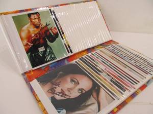lot 176 image: Amazing Collection of Autographed Photos - 
