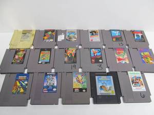 lot 200 image: Lot of Nintendo NES Video Games