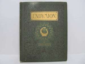 lot 102 image: Large Antique 1880s Illustrated Hardcover Book - Endymion by John Keats