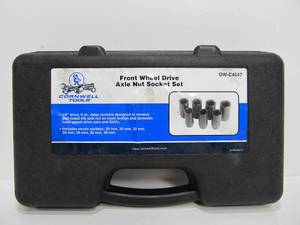 lot 140 image: Quality CORNWELL Tools Axle Nut Socket Set
