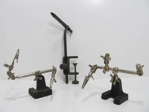 lot 153 image: Small JewelersSoldering or Precision Helping Hands Clamp Tools