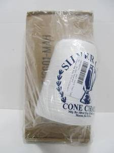 lot 206 image: Brand New Silver Cup BilliardsPool Table Cone Chalk wWall Mount