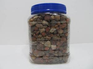 lot 214 image: Large Jar FULL of Genuine Raw Agates - 7.75 lbs