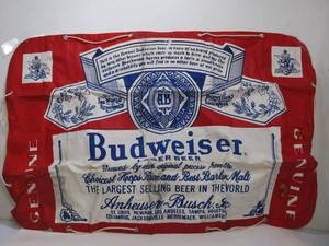 lot 243 image: Thick Heavy BUDWEISER Inflatable Raft