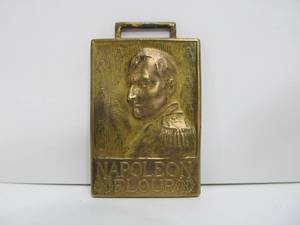 lot 280 image: Original Old Vintage NAPOLEON FLOUR Advertising Watch Fob