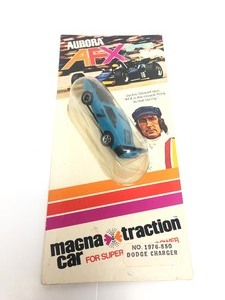 lot 8 image: NOS Vintage 1970s Aurora AFX Factory Sealed 1976 Dodge Charger Slot Car