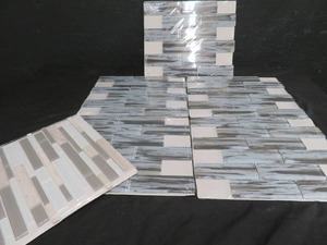 lot 13 image: 5 NEW PACKAGES OF VERDE SUBWAY TILES