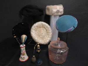 lot 86 image: VINTAGE HATS & OTHER  MISC. VINTAGE ITEMS