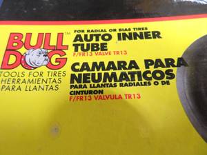 lot 95 image: BRAND NEW BULL DOG INNER AUTO TUBES