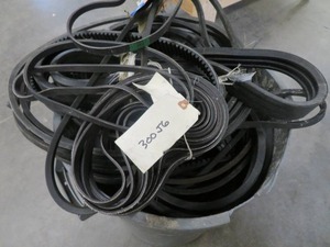 lot 116 image: ANOTHER GARBAGE CAN FULL OF MECHANICAL BELTS