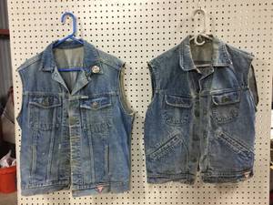 lot 39 image: Vintage Denim Guess Vests