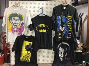 lot 38 image: Vintage Batman-Joker T-Shirts
