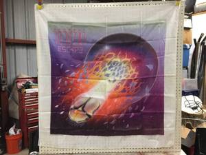 lot 64 image: Vintage 1981 Journey Escape Promotional BannerTapestry