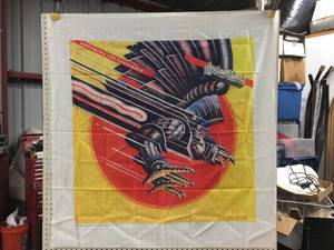 lot 66 image: Vintage 1982 Judas Priest Promotional BannerTapestry