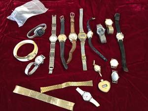 lot 90 image: Vintage Womens Watches - Parts - Restore