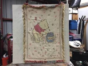 lot 107 image: Winnie The Pooh Throw Blanket