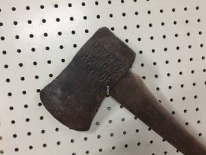 lot 117 image: Vintage M.W.H. Co. Hand Made Axe