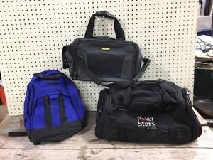 lot 149 image: 3 Personal Sized DuffleCarry-On Bags