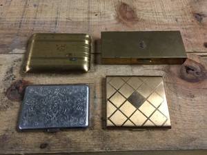 lot 151 image: Vintage Cigarette Cases - Lighter