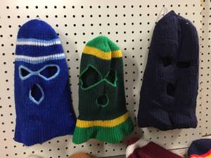 lot 175 image: Vintage Ski Masks - Hats - 3 Holers