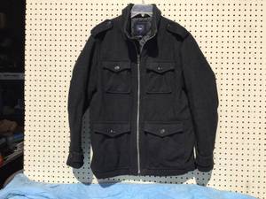 lot 86 image: Gap Mens Wool 4-Pocket Pea CoatJacket