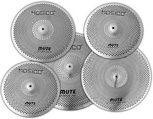 5 Piece Mosico Low Volume Mute Cymbal Set, 14161820