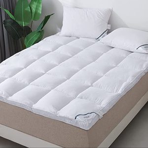 2 ANALIN Pillowtop Mattress Topper wAnchor Bands, Twin