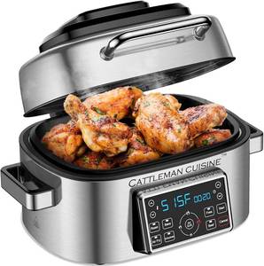 Grill and Air Fryer Combo, Cattlemans Cuisine