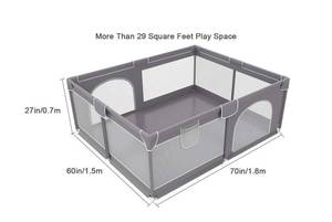 Extra Large InfantToddler Kids Safety Playard & Activity Center
