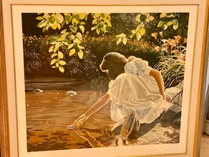 lot 47 image: Signed and Numbered Framed Serigraph by Susan Rios