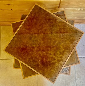 lot 63 image: Vintage Stacking Tables