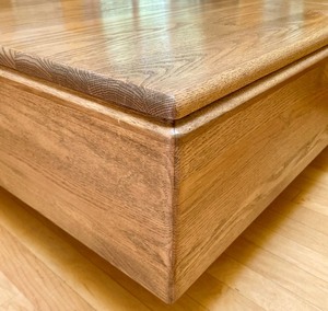 lot 70 image: Large Contemporary Style Wood Coffee Table