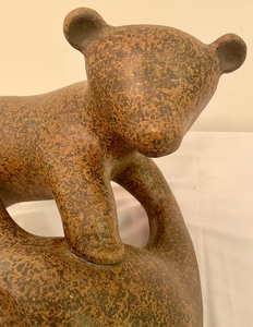 lot 108 image: Adorable Bear Sculpture
