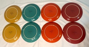 lot 83 image: 8 Colorful Tracy Reese Plates