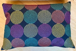 lot 91 image: 3 Colorful Decorative Pillows