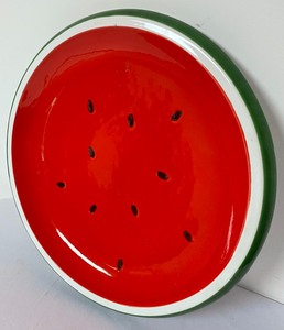 lot 154 image: Large Watermelon Themed Platter