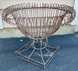 lot 167 image: Marvelous Metal Planter