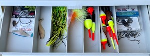 lot 179 image: Woodstream Tackle Box with Lots of Tackle and More