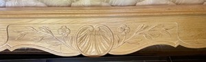 lot 190 image: Century Queen Headboard, Footboard and Rails