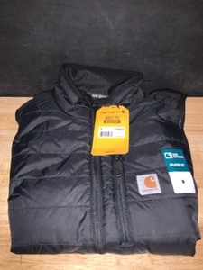 Carhartt Mens Medium Black Cordura Nylon Gilliam Vest. See Pictures