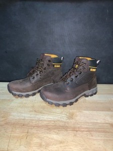 DEWALT Mens Halogen 6 in. Work Boots - Soft Toe - Brown Crazy Horse Size 9(W). See Pictures