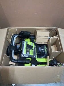 RYOBI 40V HP Brushless 21 in. Cordless Single Stage Snow Thrower with (2) 5.0 Ah Batteries. See Pictures