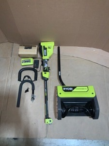 RYOBI 40-Volt Brushless 12 in. Cordless Electric Snow Shovel with 4.0 Ah Battery and Charger. See Pictures