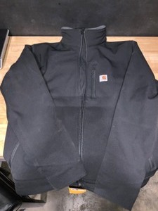 Carhartt Mens Large Black NylonSpandexPolyester Crowley Jacket. See Pictures