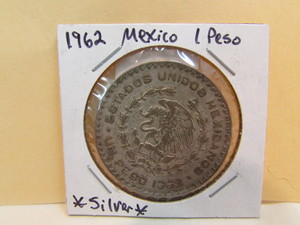 1962 Silver Peso